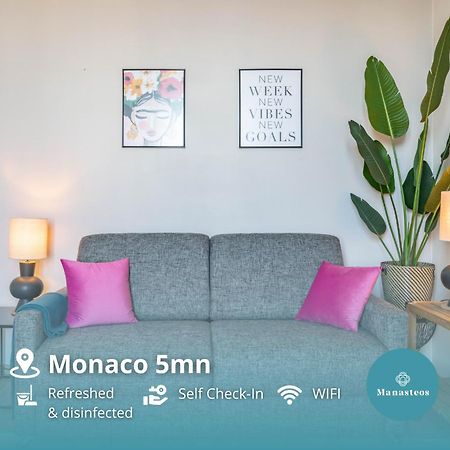Apartamento Frontiere De Monaco - Balconnet Vue Mer - Ba Beausoleil Exterior foto